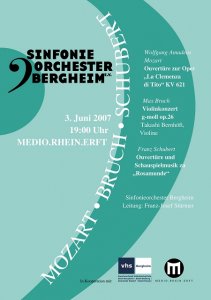 Sinfoniekonzert 03.06.2007 Programm