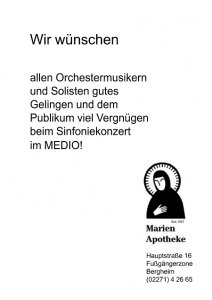 Sinfoniekonzert 03.06.2007 Programm