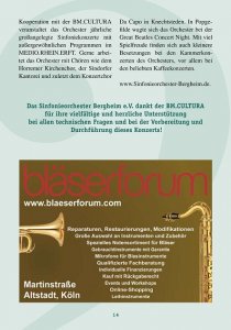 Sinfoniekonzert 10.04.2011 Programm