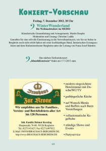 Sinfoniekonzert 18.03.2012 Programm