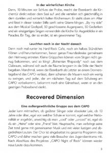 CAPO Night of Rock 20.09.2014 Programm