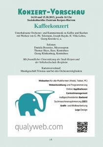 Sinfoniekonzert 26.04.2015 Programm