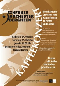 Kaffeekonzert 25.10.2015 Flyer