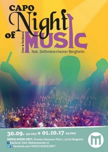 Capo Night of Music 30.09.2017 Flyer